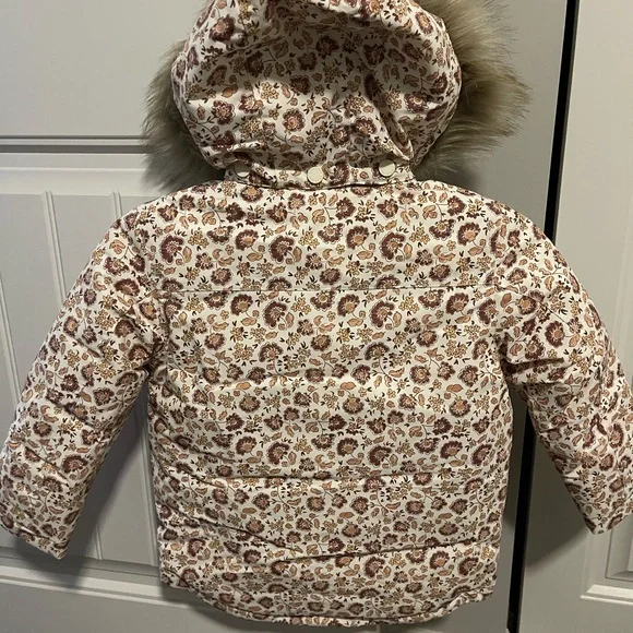 Rylee + Cru Parka Ski Jacket in Magnolia NWT with Removable Hood size 4-5Y - Picture 9 of 12